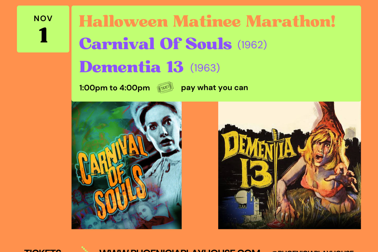 Halloween Matinee Marathon: Pay What You Can!
