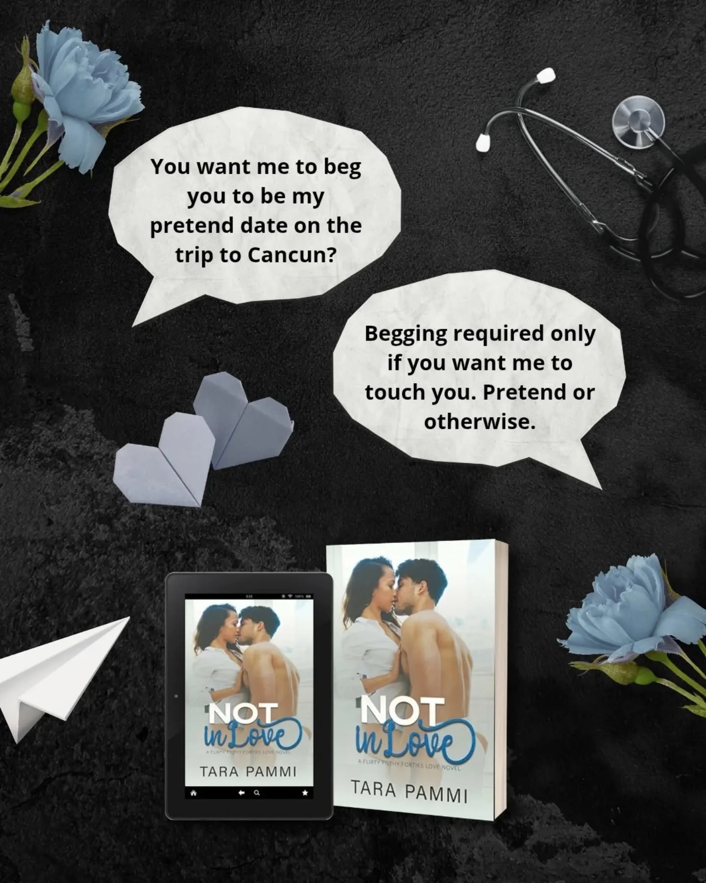 📖: Not In Love by Tara Pammi 

Available on Amazon &amp; KU

💙 Age Gap Romance
💙 Hate to love
💙 Forced Proximity
💙 Secret Hook!ps
💙 He Falls First
💙 Protective Hero
💙 Wedding Season Romance
.
.
.
.
.
.
.
#agegapromance #kindleunlimited #hefal