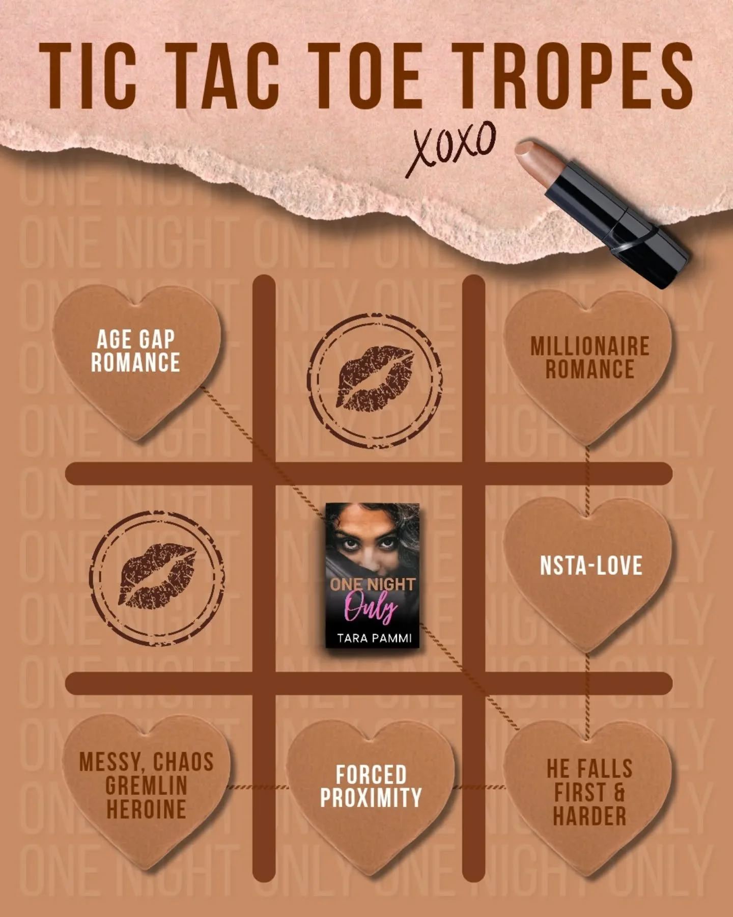 📖 One Night Only by Tara Pammi 

🧡 Age gap romance
🧡 Messy, chaos gremlin heroine
🧡 He falls first &amp; harder
🧡 Forced proximity
🧡 Millionaire romance
🧡 |nsta-love
🧡 B!sexual rep

One Night Only is a contemporary age gap romance where he fa