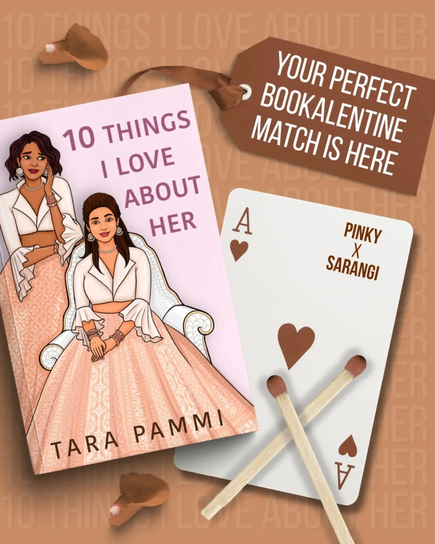 📖 10 Things I Love About Her OUT NOW

What to expect:

🤎 Sapphic Romance 
🤎 Age Gap Romance
🤎 Grumpy x Sunshine
🤎 Opposites Attract
🤎 Fake Dating (to please their siblings)
🤎 Maids of Honor Shenanigans
🤎 Taming of the Shrew&ndash;adjacent
🤎 