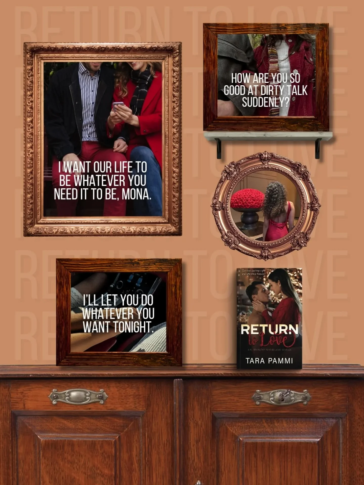 ❤️ Return to Love by Tara Pammi ❤️

❤️ Marriage-in-trouble
❤️ Red-hot role-play
❤️ One fantasy night
❤️ MCs in 40s
❤️ Sp&iacute;&ccedil;y

Dive into this steamy, later-in-life, marriage-in-trouble novella with red-hot role p!ay. First in a series of 