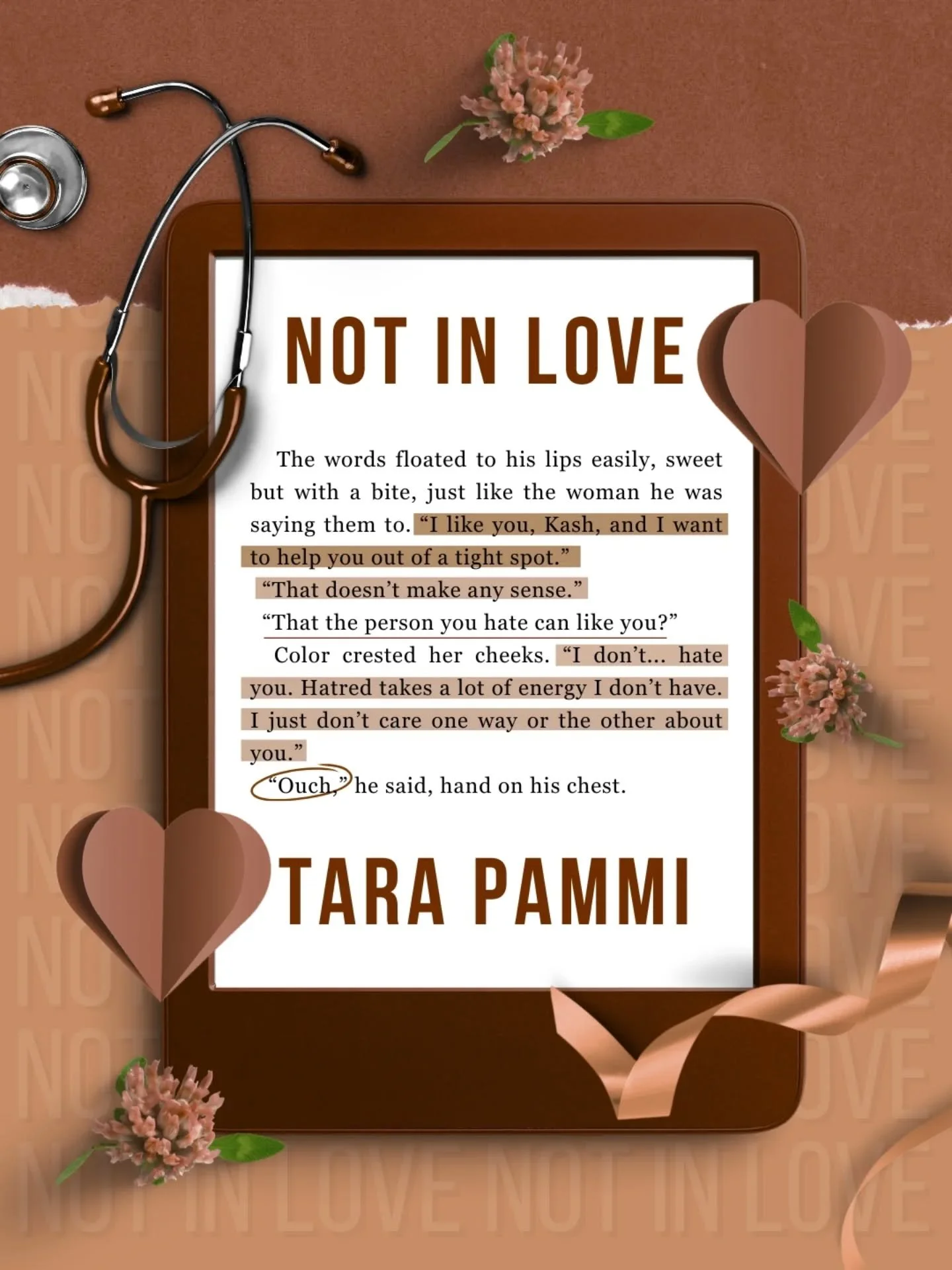 📖 Not In Love by Tara Pammi

💙 Age Gap Romance
💙 Hate to love
💙 Forced Proximity
💙 Contemporary romance 
💙 He Falls First
💙 Protective Hero
💙 Wedding Season Romance

Not In Love is steamy, age gap, enemies to lovers romance with dirty-talking