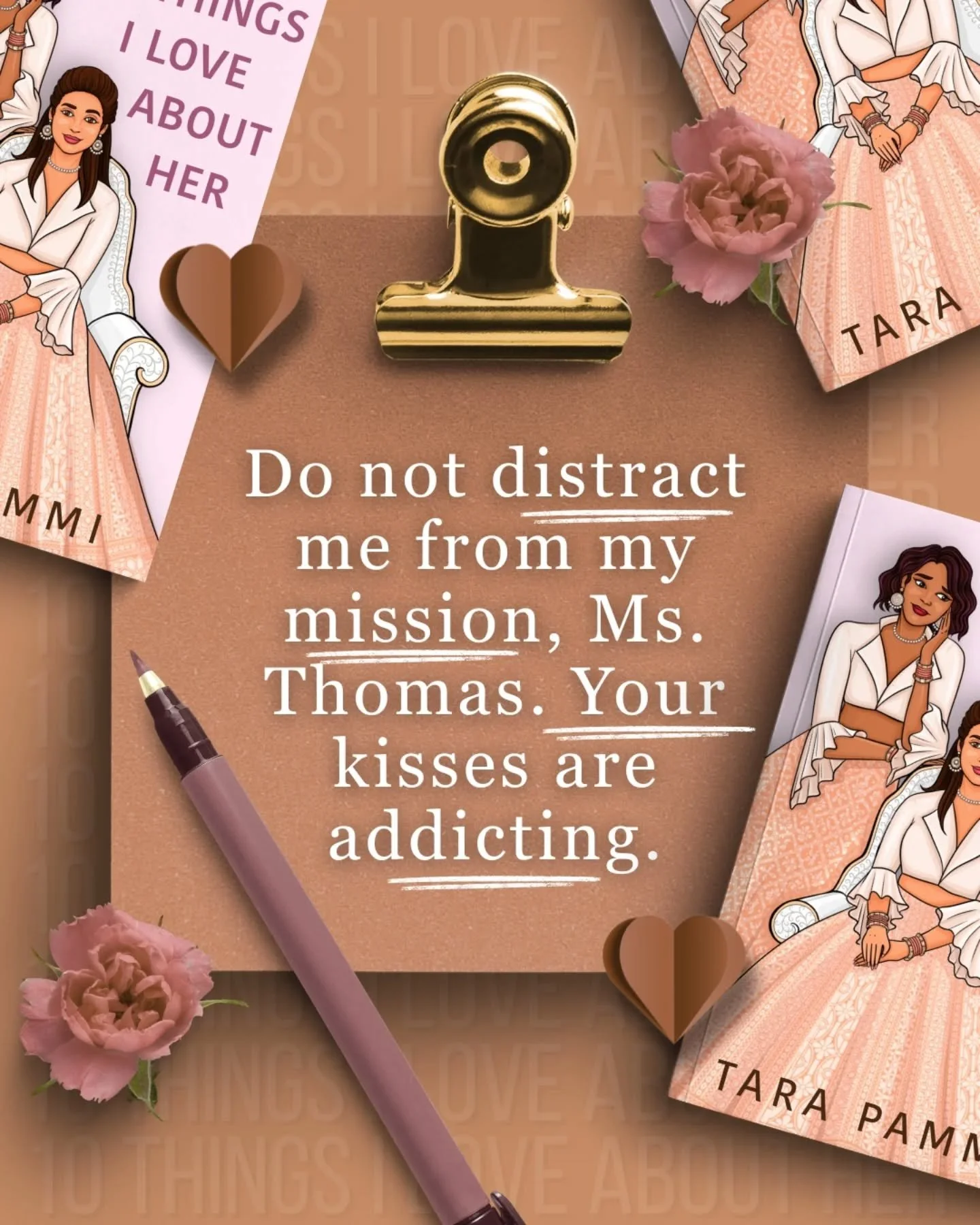 📖: 10 Things I Love About Her

Tropes:
🤎 Sapphic Romance 
🤎 Age Gap Romance
🤎 Grumpy x Sunshine
🤎 Opposites Attract
🤎 Fake Dating (to please their siblings)
🤎 Maids of Honor Shenanigans
🤎 Taming of the Shrew&ndash;adjacent
🤎 Slow Burn to Spi