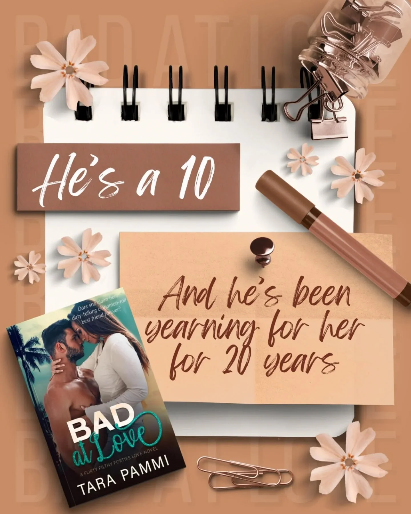 🩵 Bad At Love by Tara Pammi 🩵

🩵 Friends to lovers
🩵 Single mom in 40s
🩵 One bed, one week
🩵 Shower confession
🩵 Pining and Public p!ay
🩵 Twenty yrs of yearning
🩵 Dirty talking cinnamon roll hero

Bad At Love is a friends to lovers, single m