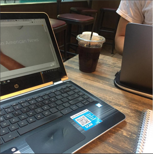 Neve, Leon, and Crystal -- kick-off work session!