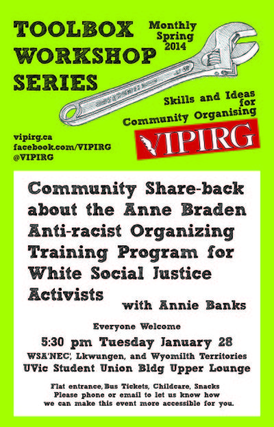 Please do contact VIPIRG if there are ways we can help you to attend and participate!