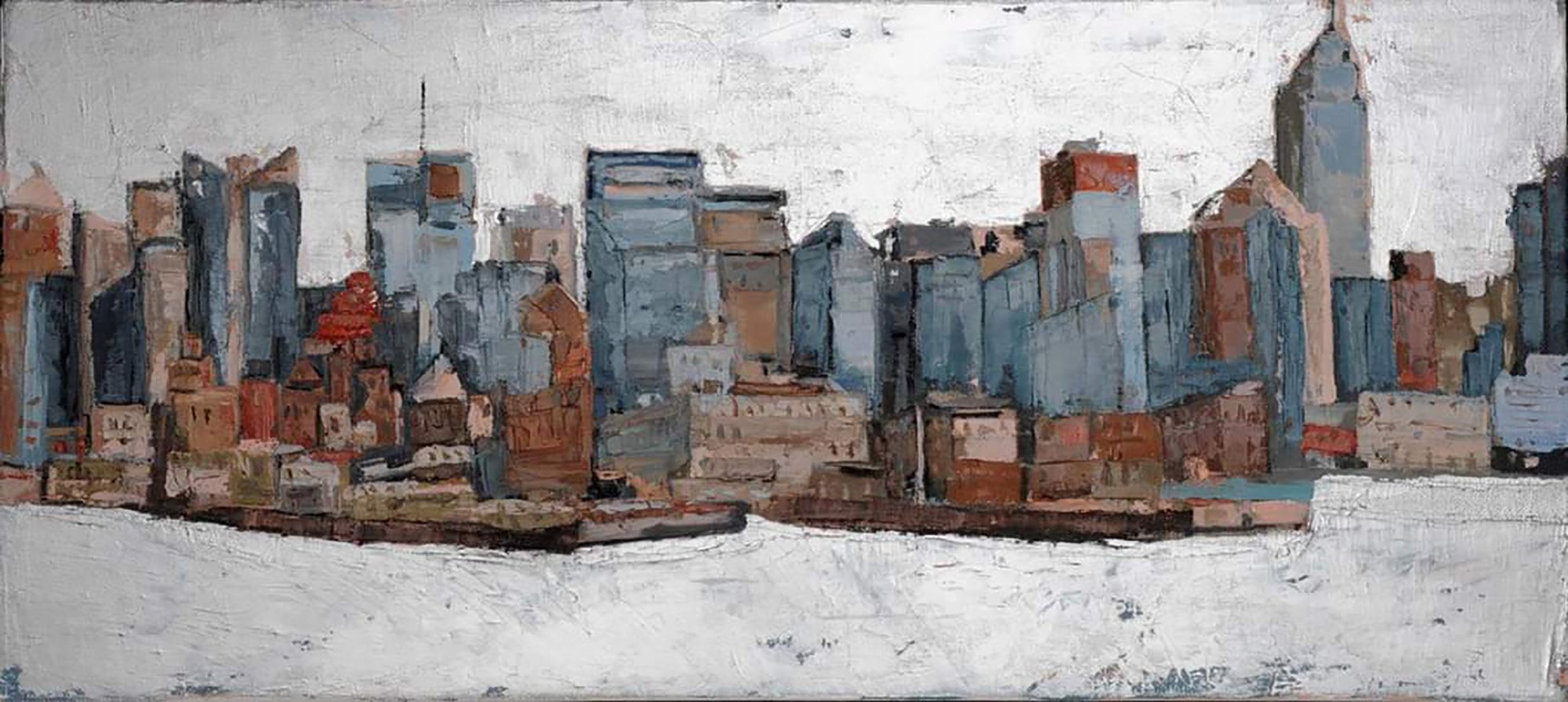 Youngsook Park_Lights of Memory_Silver_oil_12x24in_2016.jpg