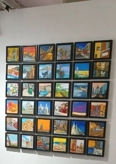 YSP_Minuature city and More, 36 of 6x6in_oil.jpg