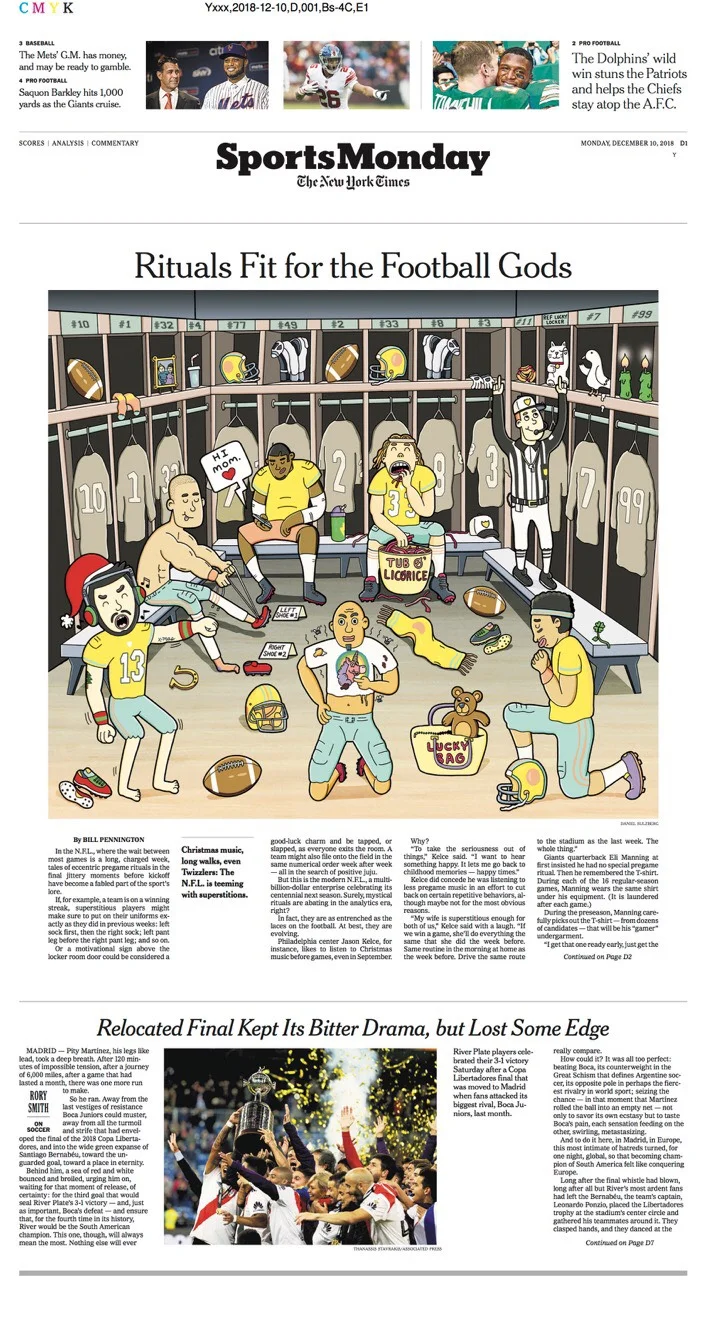 The New York Times N.F.L. Superstitions