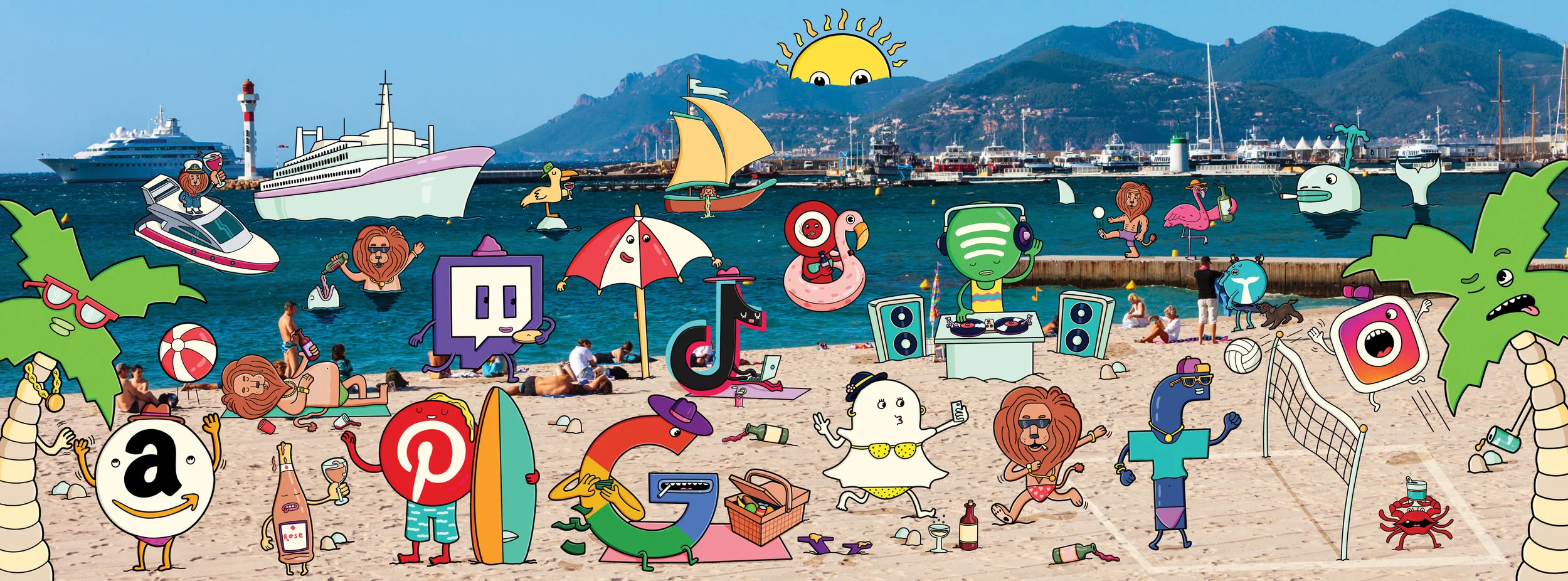 Ad Age Magazine Cannes Lions Editorial Illustration