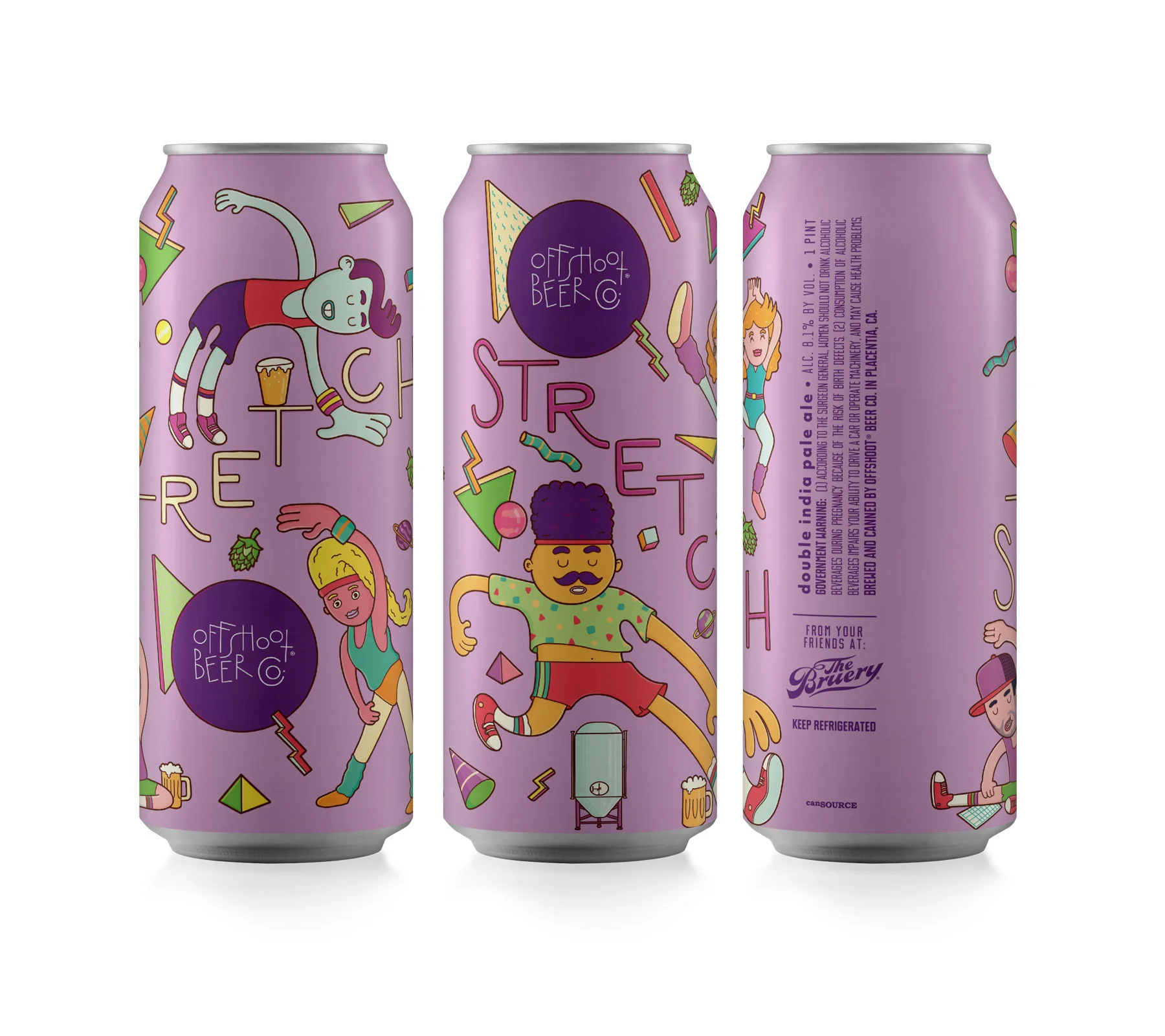 Offshoot Beer Co. Stretch Can Design