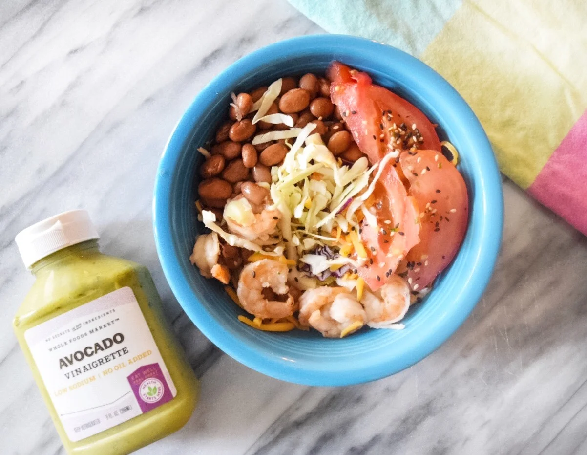 Quick and Easy "Macro Bowl" with Shrimp
