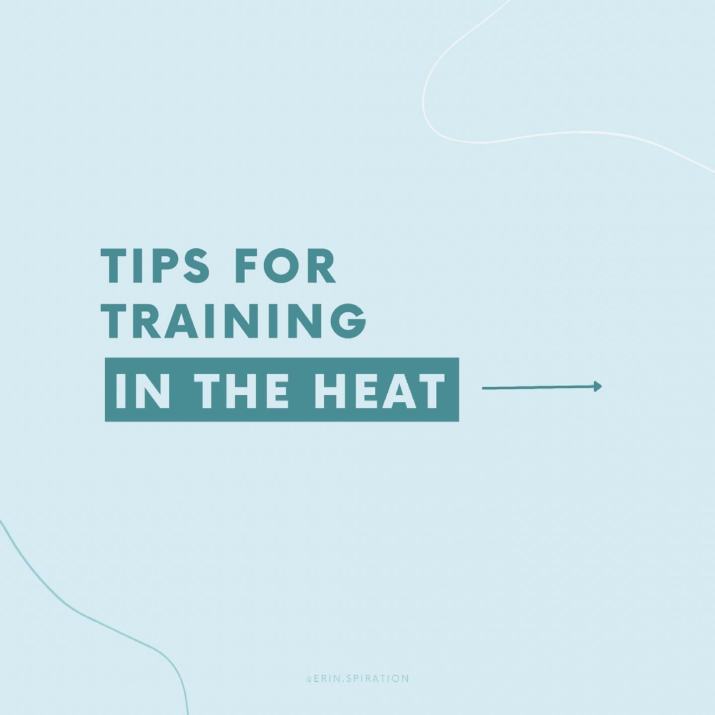 RUNNING IN HIGH TEMPS // WHAT YOU NEED TO KNOW:

I suffered from pretty severe heat stress on a recent run here in TX and have since been taking extra precautions and want to encourage you to do the same!

Here are some general tips for training in t