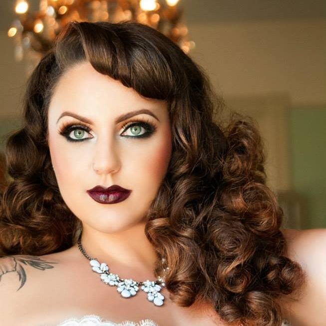 A beautiful bombshell of a woman in her own right, Marilee was not the model for this shoot, but the talented photographer. Photo by Shannon Brooke, look by Malicious Makeup.
