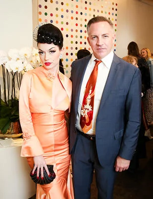Taz Saunders with Bryona Ashly at an event