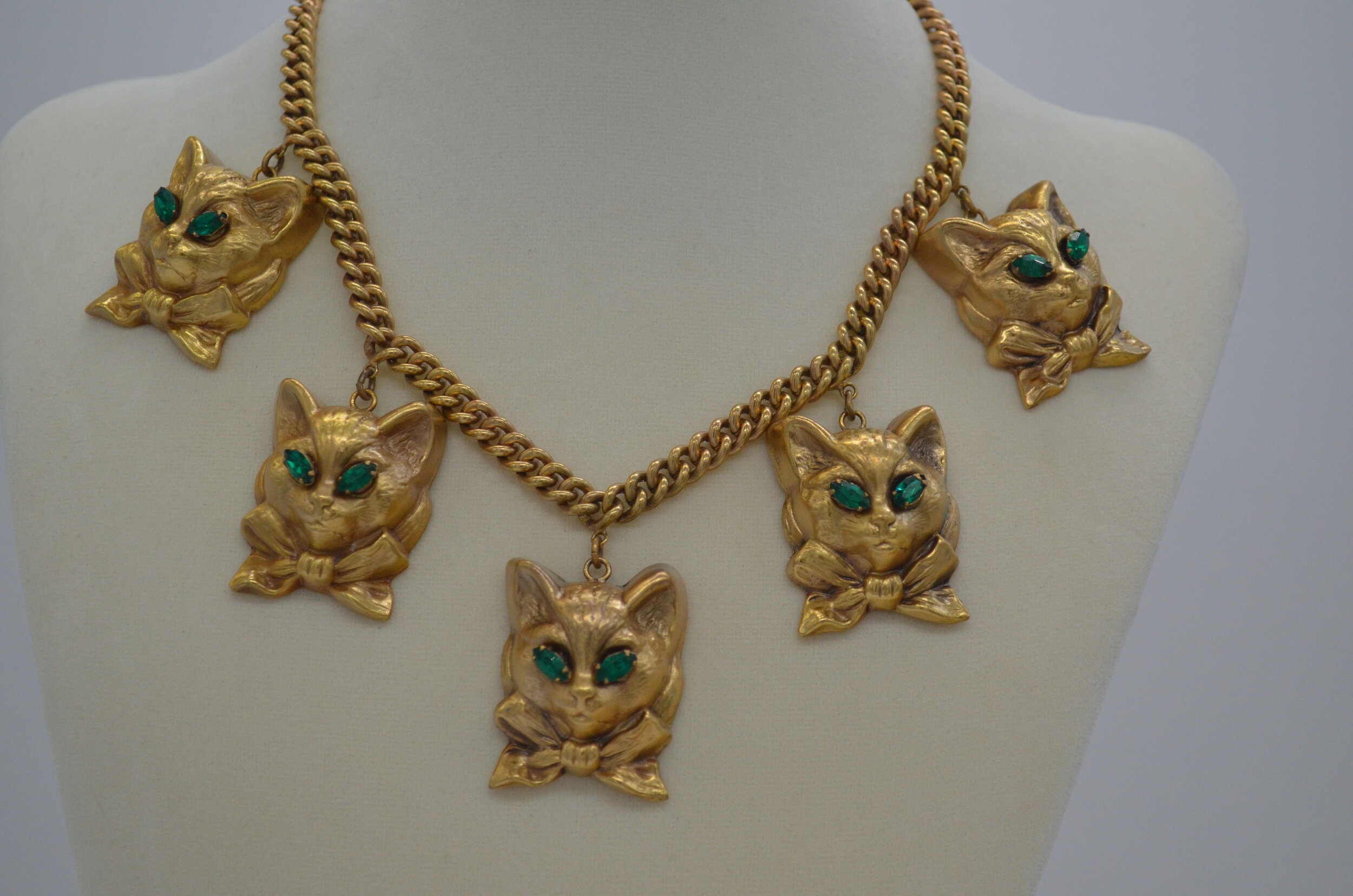 Vintage cat necklace — Joseff of Hollywood
