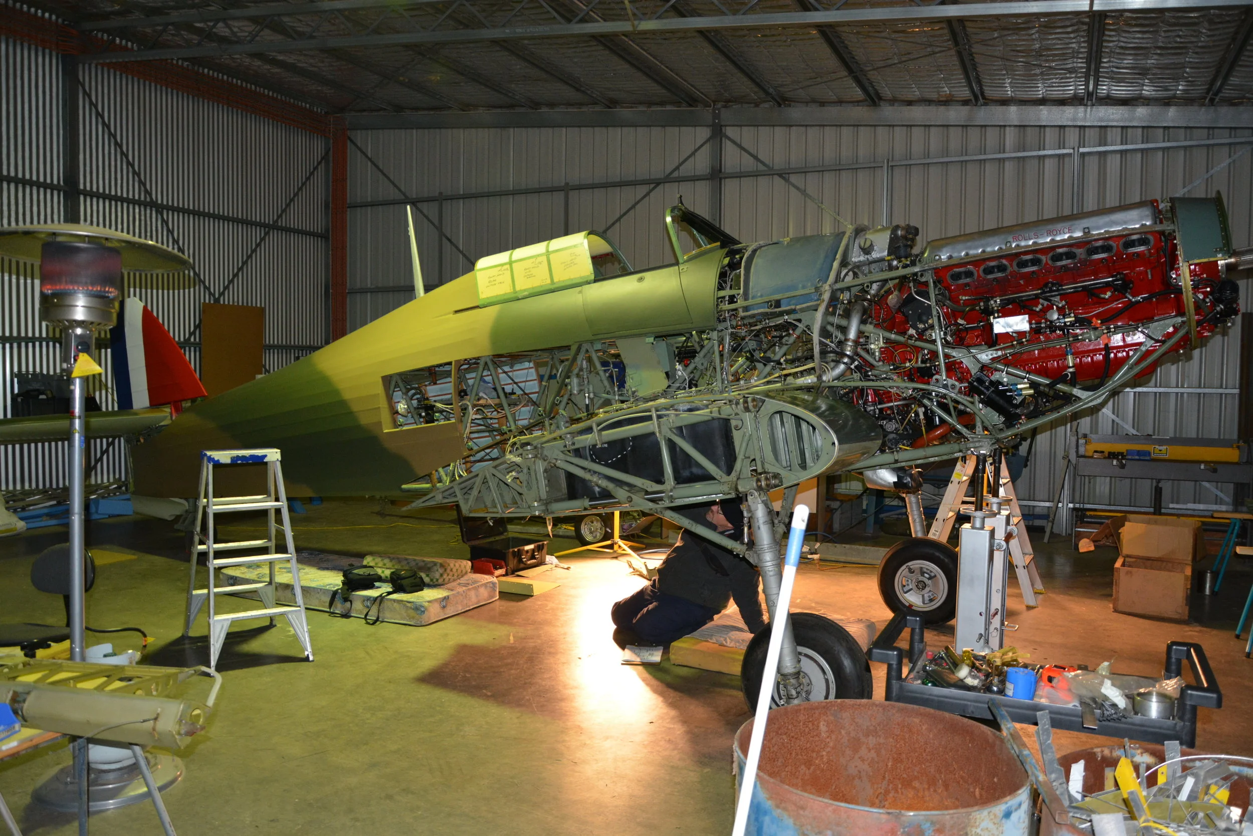 Systems refurbishment under way.