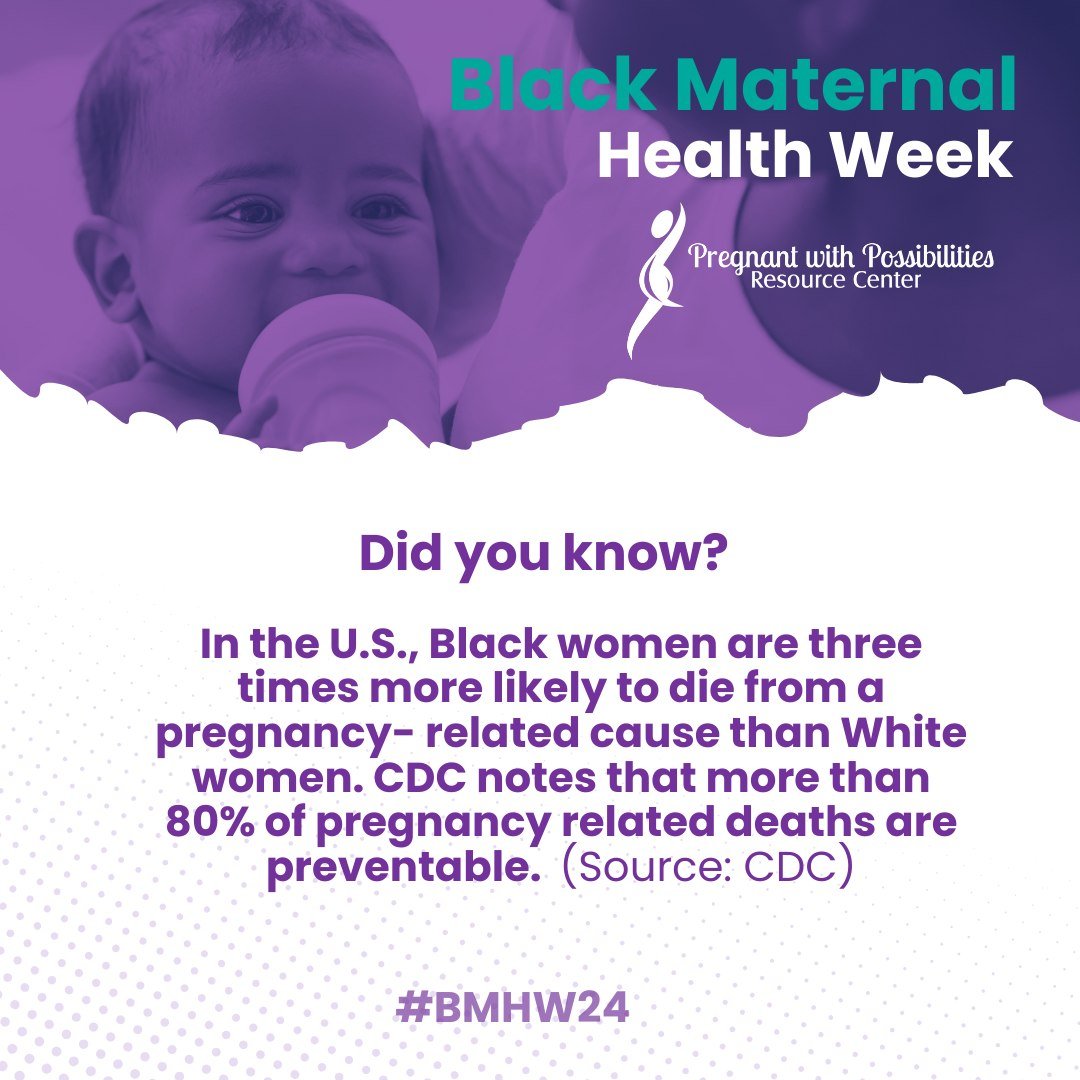 #BMHW24 is a commitment to empower and uplift Black Mamas through education and advocacy. 

Visit pregnantwithpossibilites.com to learn about our programs and services for Moms to be.

#PPRC #NewMoms #BlackMoms #BMHW24 #Pregnantwithpossibilities #Bla