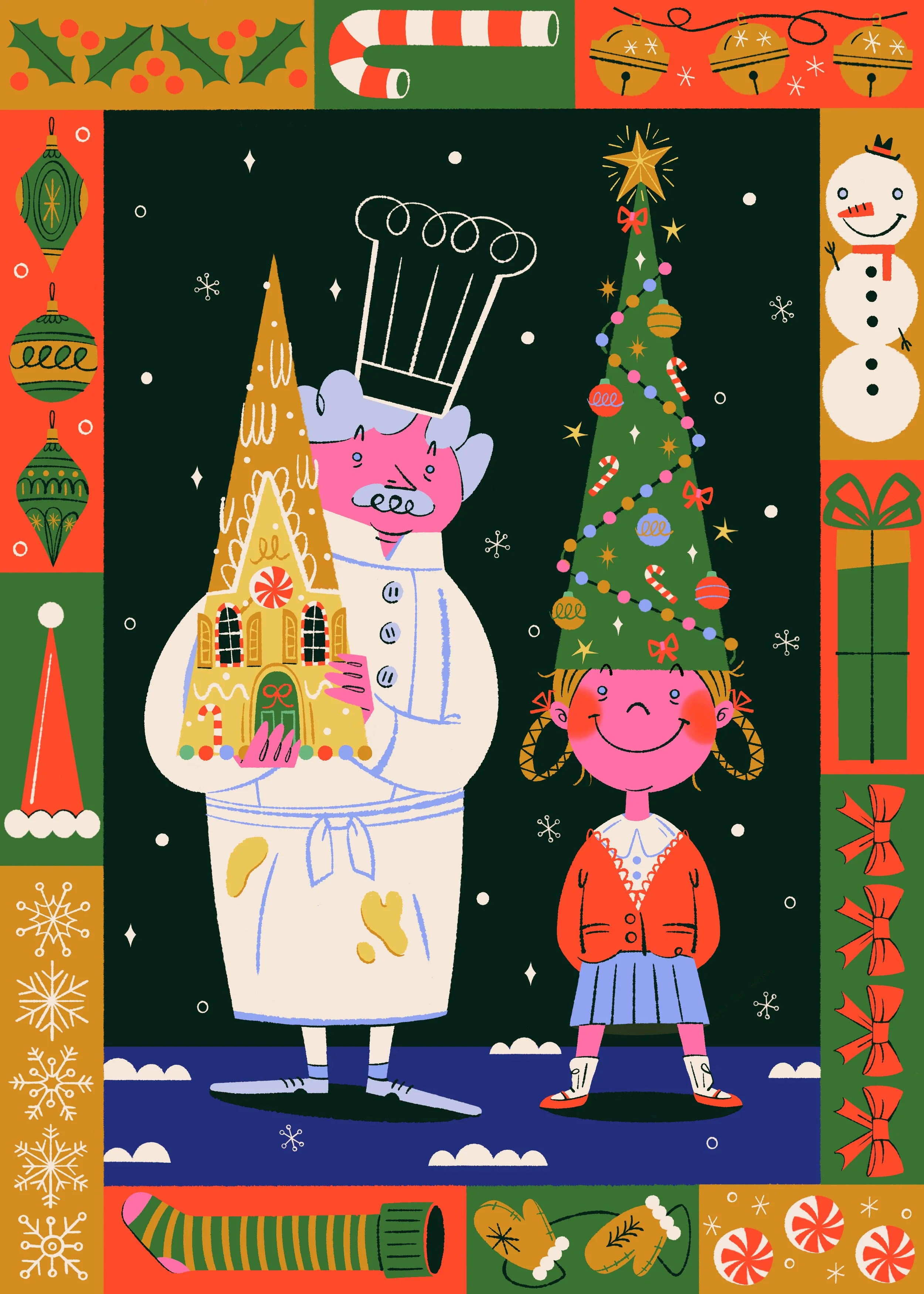 Holiday Baking | Postcrossing | Dec 2025