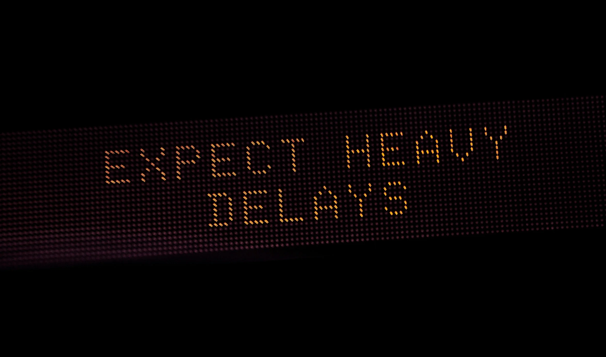 Expect_Heavy_Delays_Traffic_Sign_(24011850854).jpg