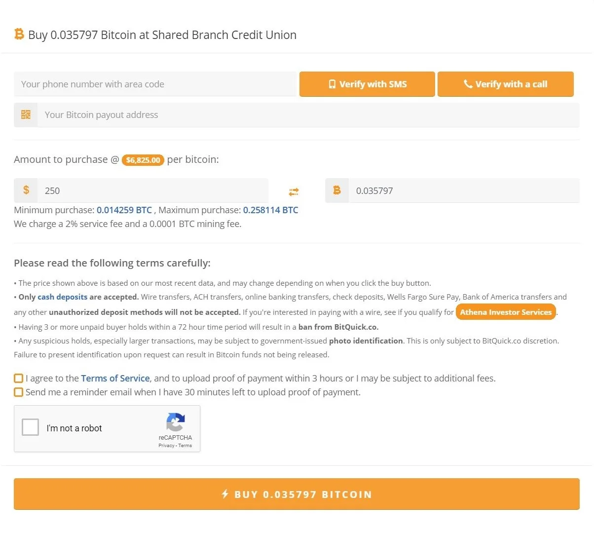 Buying Bitcoin Through Bitquick Co Athen!   a Bitcoin - 