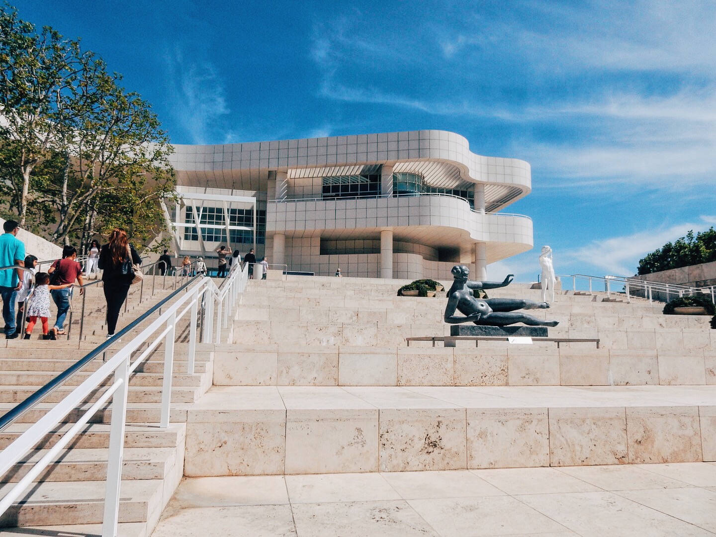 Entrance to the Getty Center
