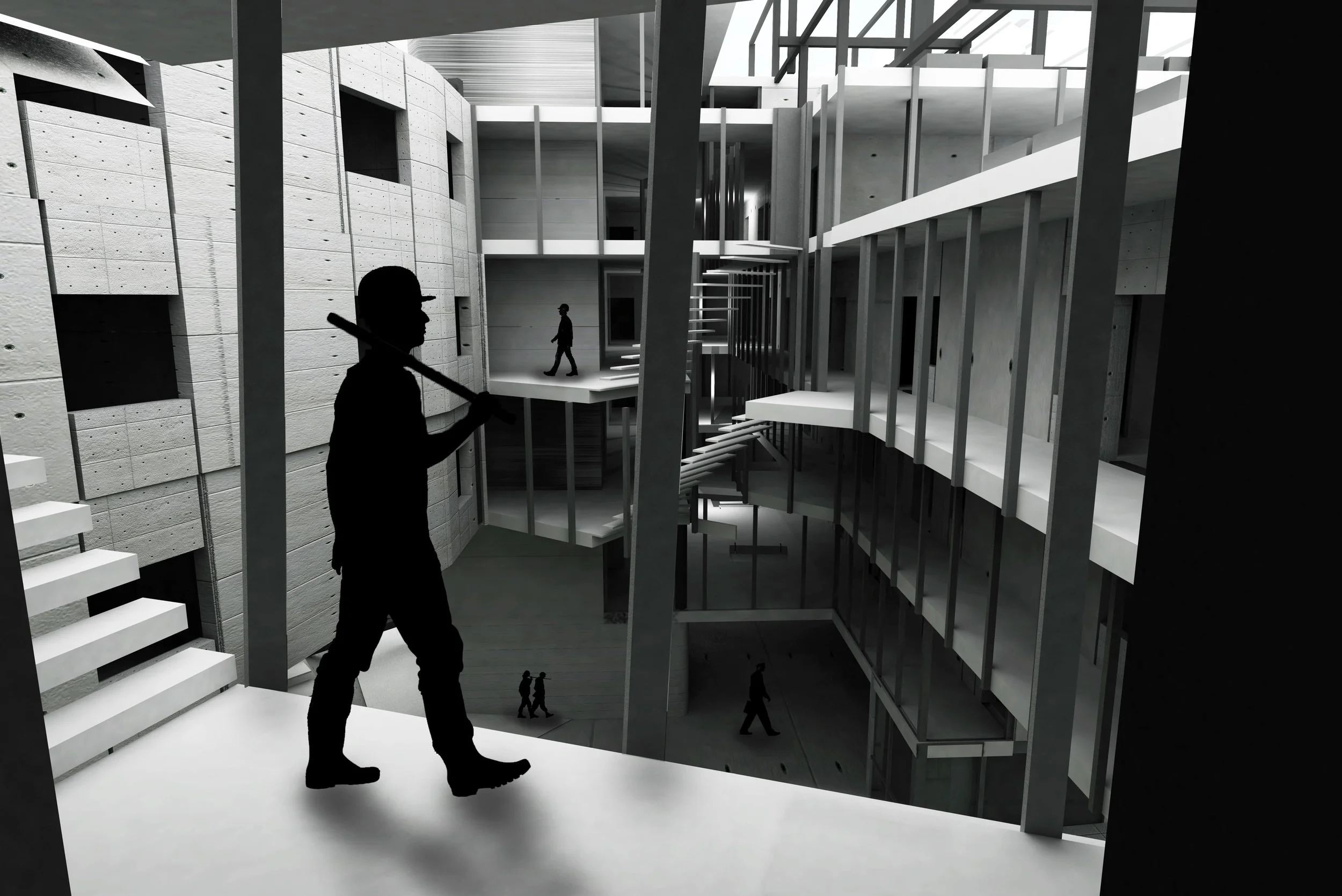 91_Andres Roncal: Grand Hall Freshman Dormitory