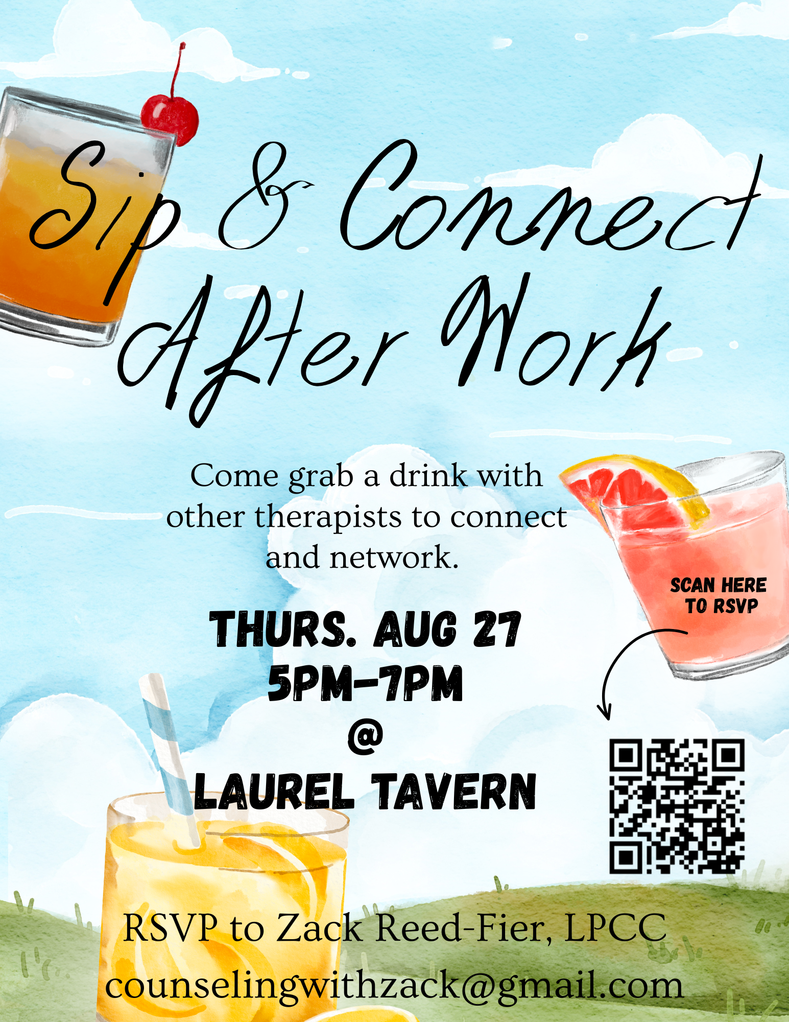 Happy Hour Event in Studio City at the Laurel Tavern Thursday August 27, 2026 from 5pm to 7pm.