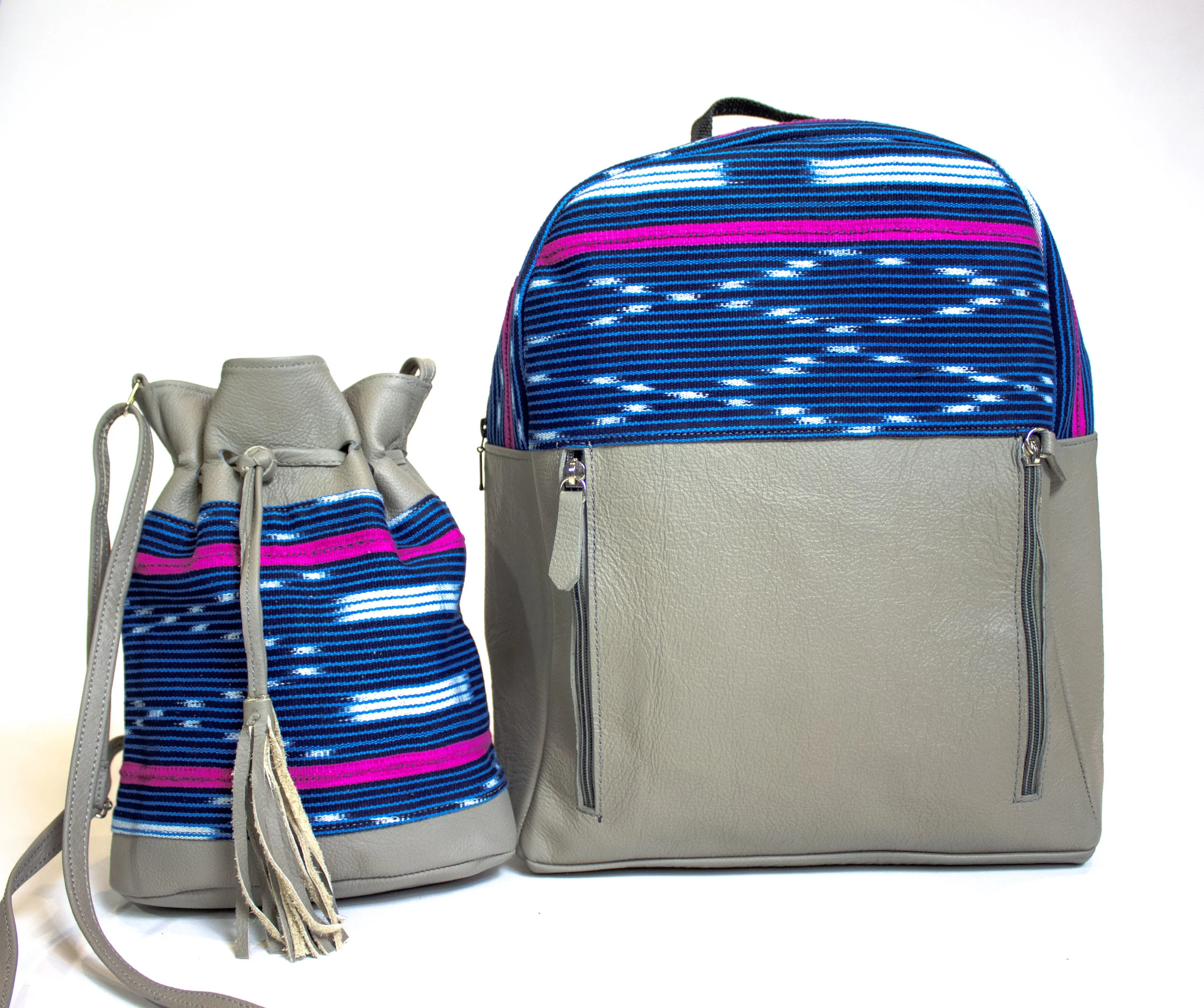 Pink Gray Backpack and mini duo.jpg