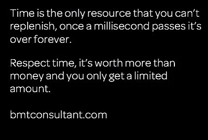 Respect Time #time #remember #bepresent #now #live #loveyourself #loveyourfamily #loveyourfriends #entrepreneur #clockisticking #respect #career