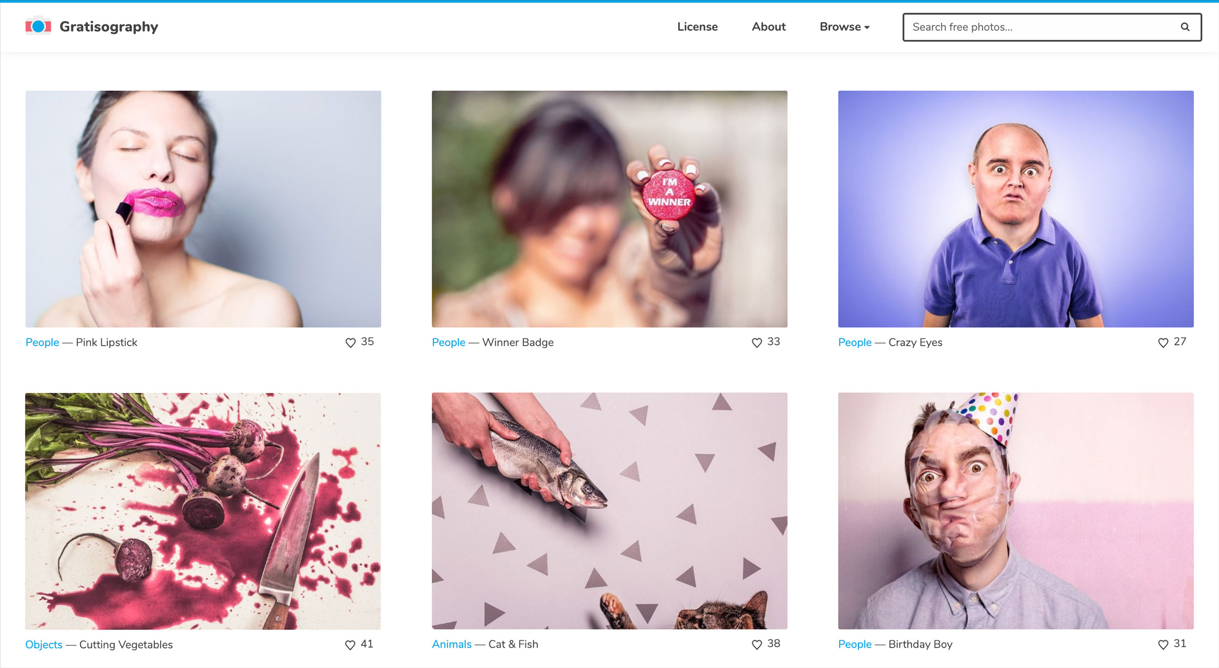 Gratisography: Web Project, Photography Resource, by Ryan McGuire