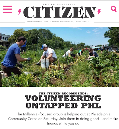 The Philadelphia Citizen Recommends: Volunteering Untapped PHL