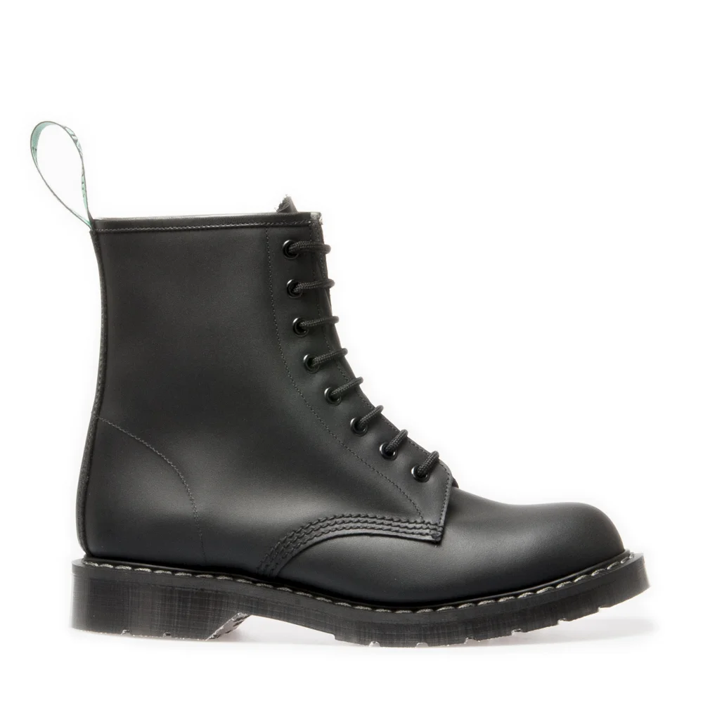 SOLOVAIR Eye Derby Boot Black Greasy — d'Honk Scooters