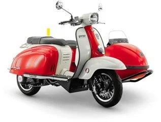 ROYAL ALLOY TG with Side Car — d'Honk Scooters