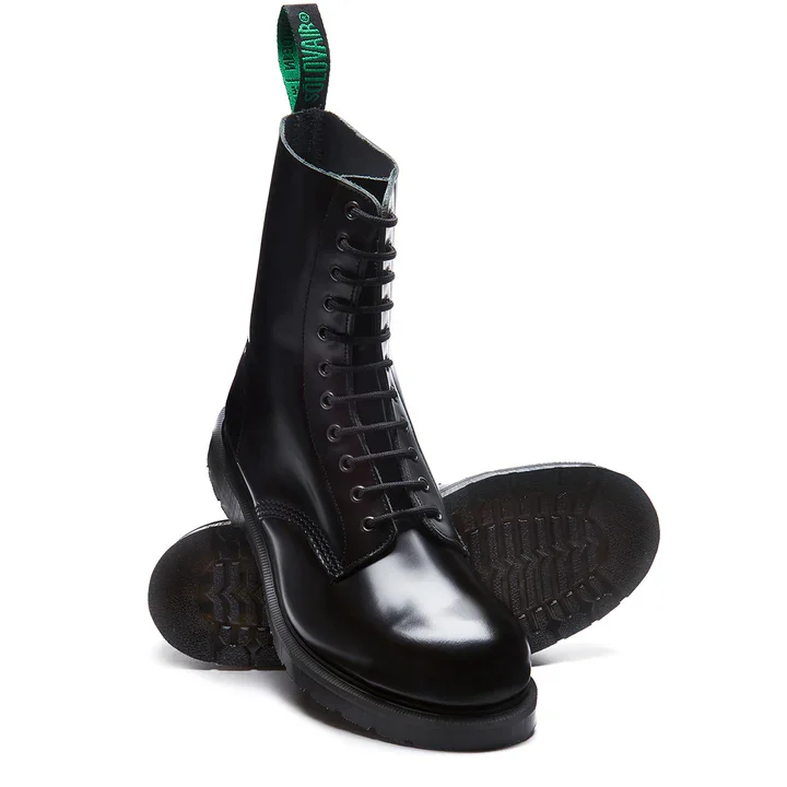 SOLOVAIR - ''Highlander'' 11 Eye Steel Toe Derby Boot - SIZE 10