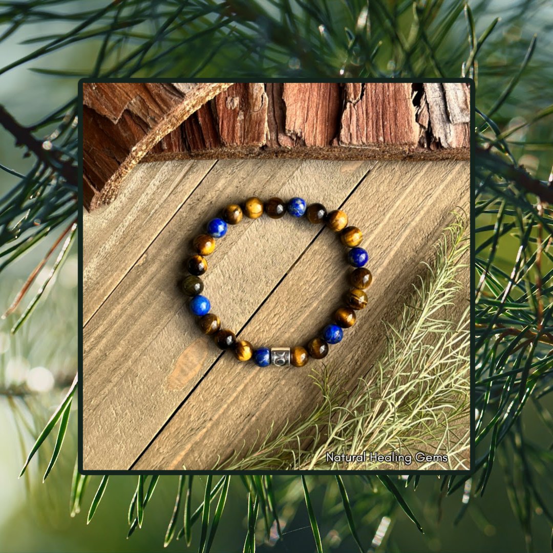 Buy Bracelet With Tiger Eye & Meaning, Brown Gold, Collection: happy Mind  Happy Life 925 Silver Gold-plated, Thin Bracelet, Friendship Online in  India - Etsy
