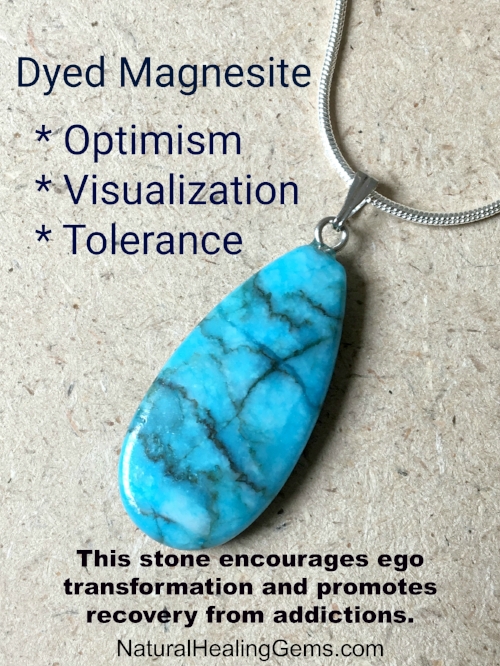 Blue Dyed Magnesite Jewelry