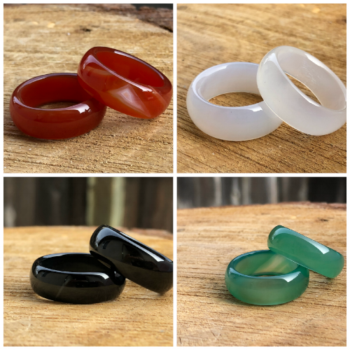 Agate natural cut pendant