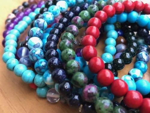 gemstone bead bracelets