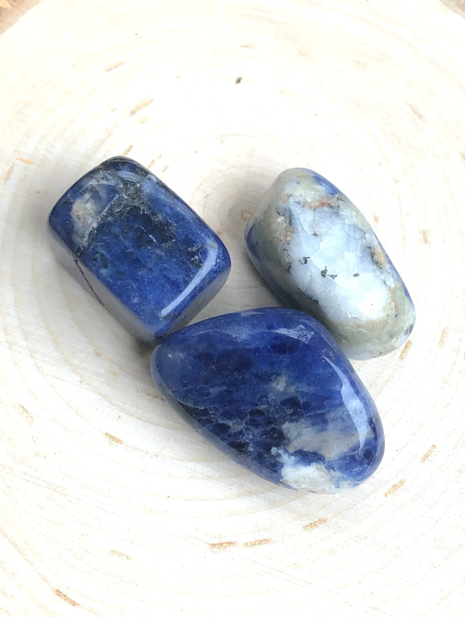 sodalite tumbled gemstones