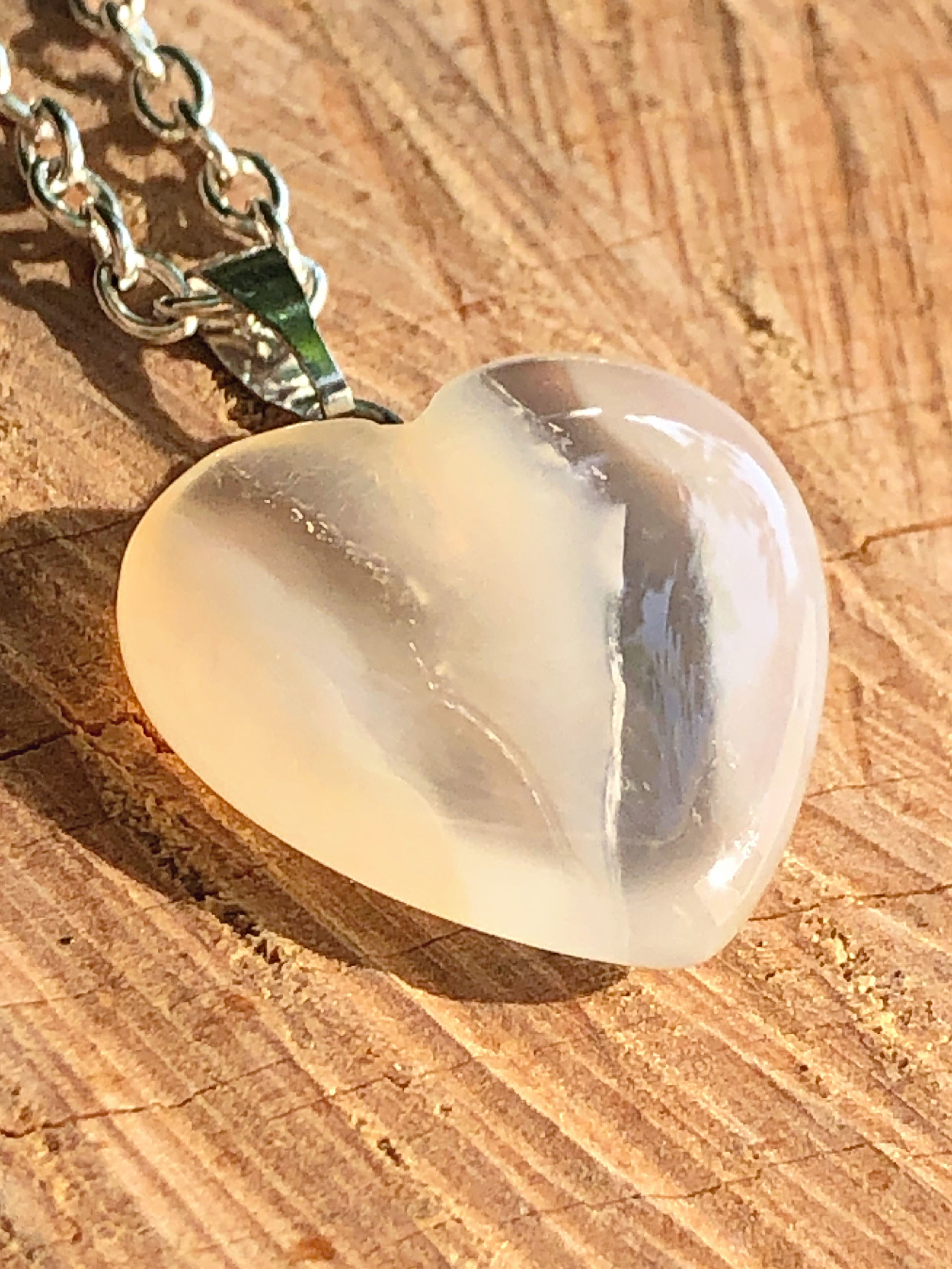 BANDED AGATE GORGEOUS 100% Natural Banded Agate Heart Shape Cabochon Loose Gemstone For Making Jewelry