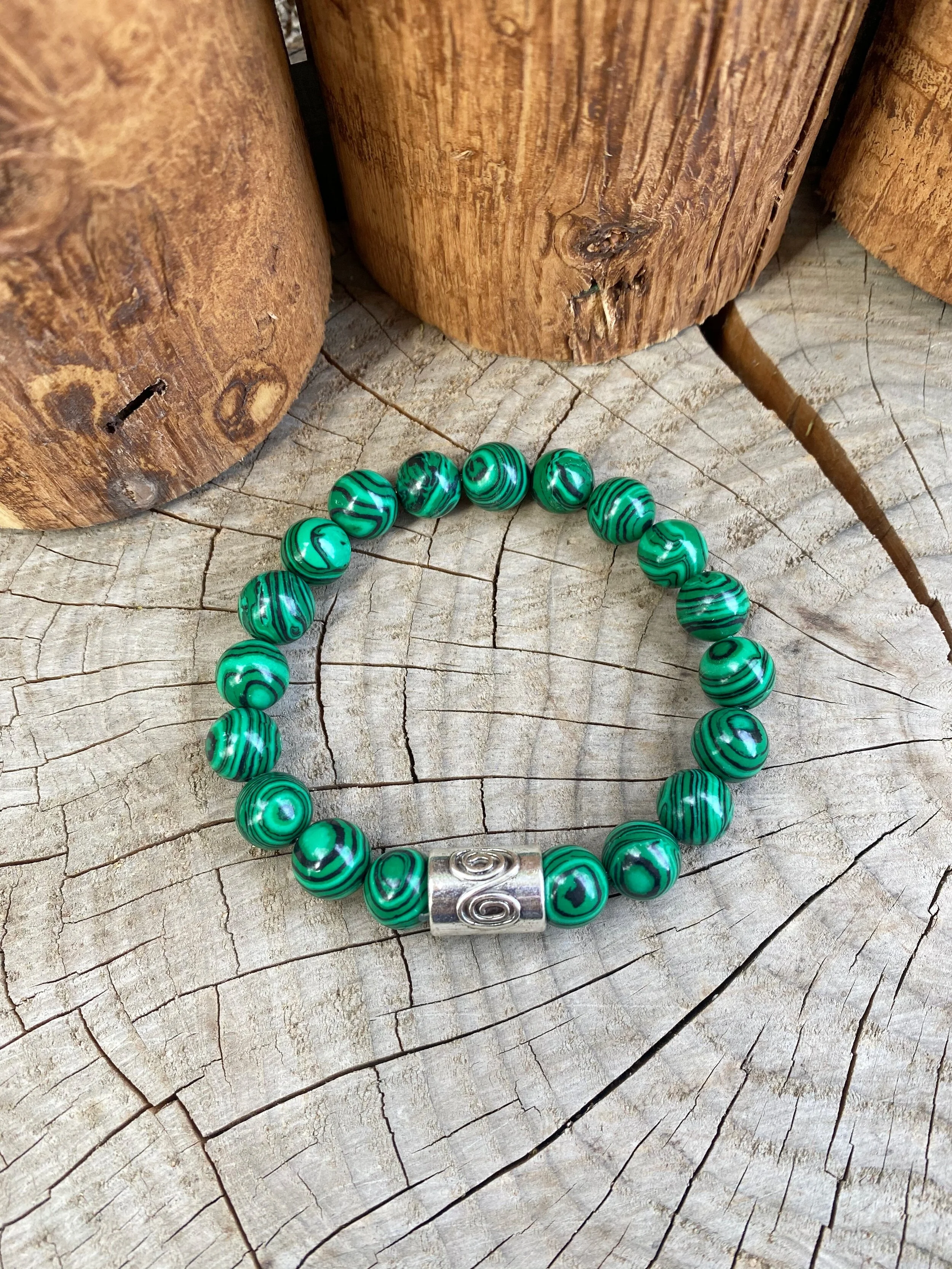 Malachite Gemstone Bracelet 