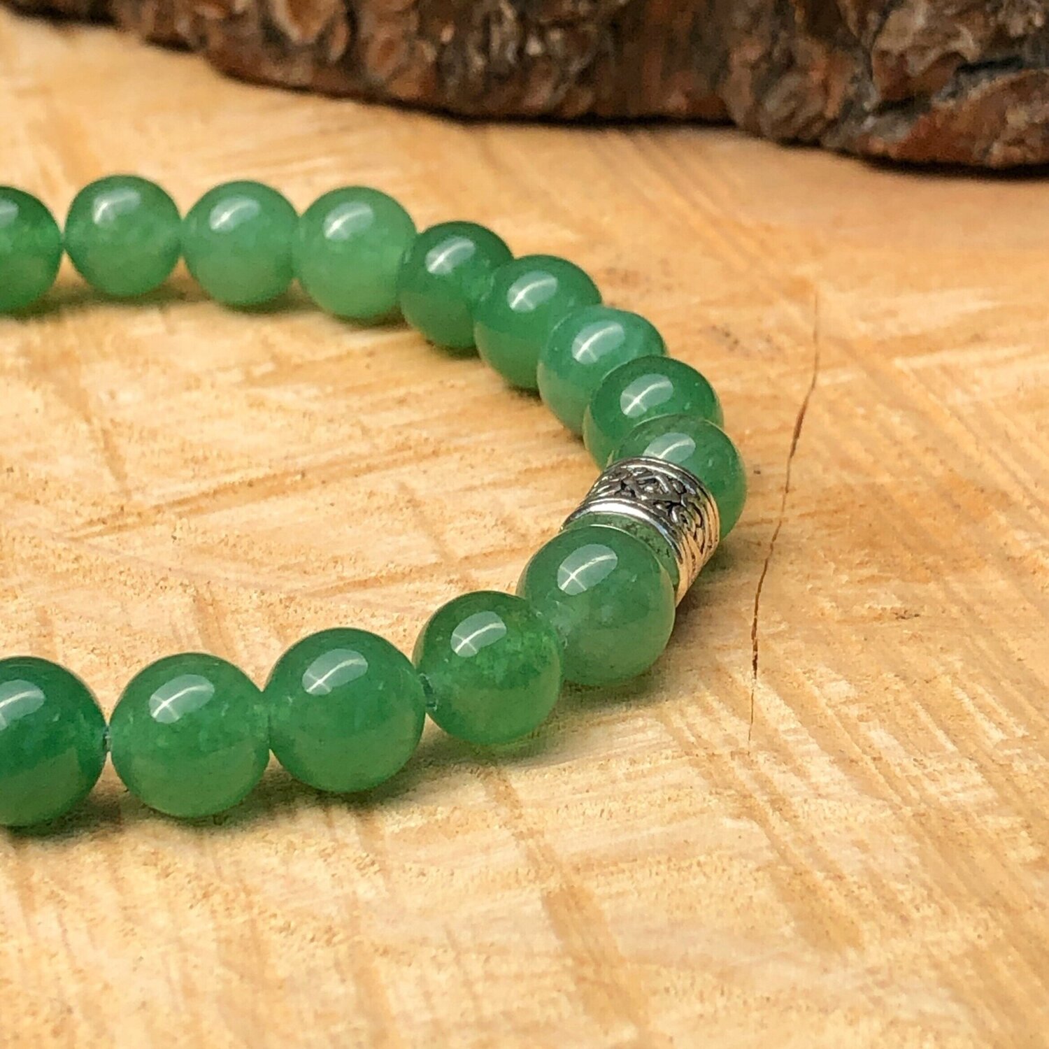 Green Adventurine Beaded Bracelet