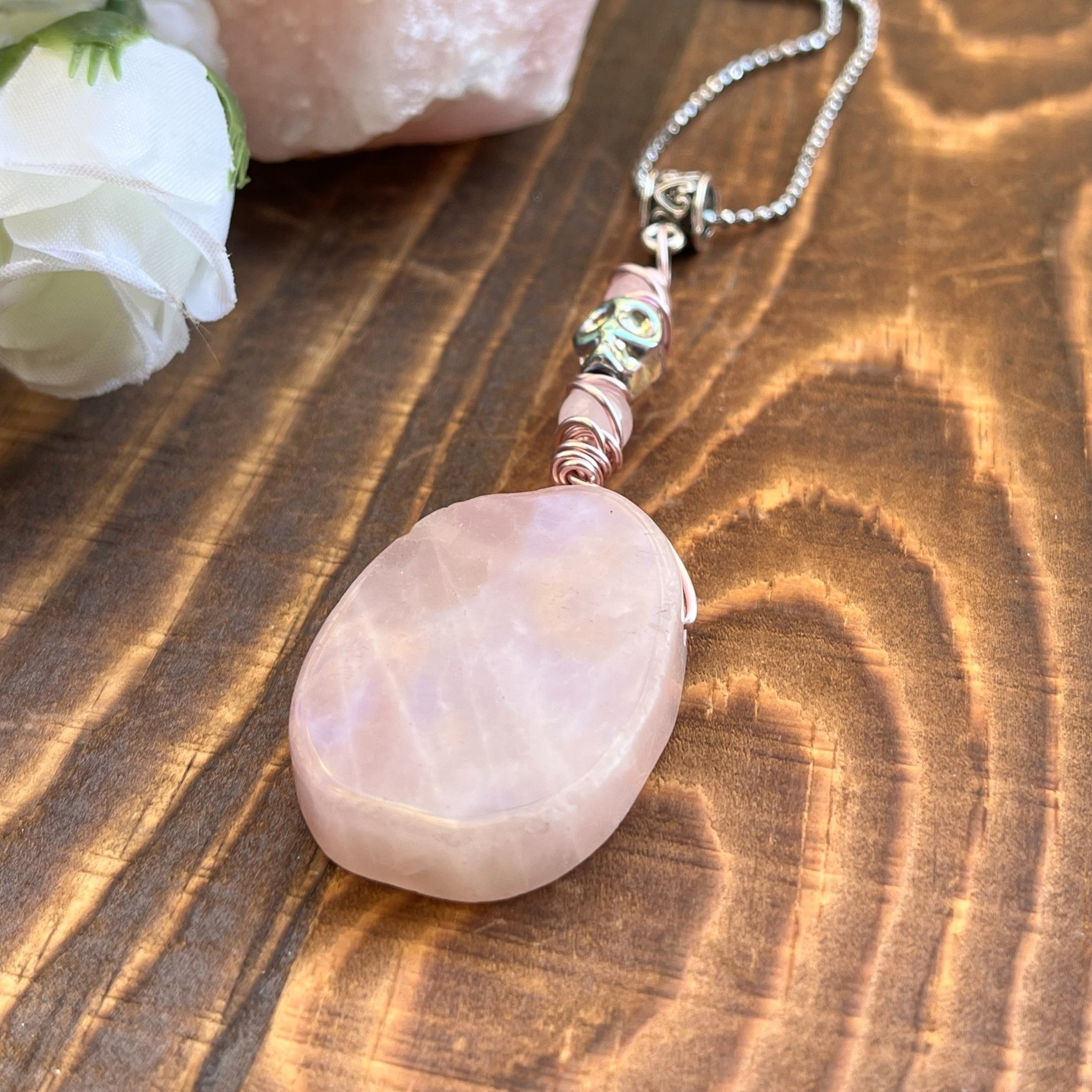 Taqqpue Necklaces for Women Teen Girls,Rose Quartz Healing Crystal Necklace  Hexagonal Point Real Gemstone Layered Necklace Energy Spiritual Jewelry  Valentine's Day Gifts for Women Girlfriend Wife - Walmart.com