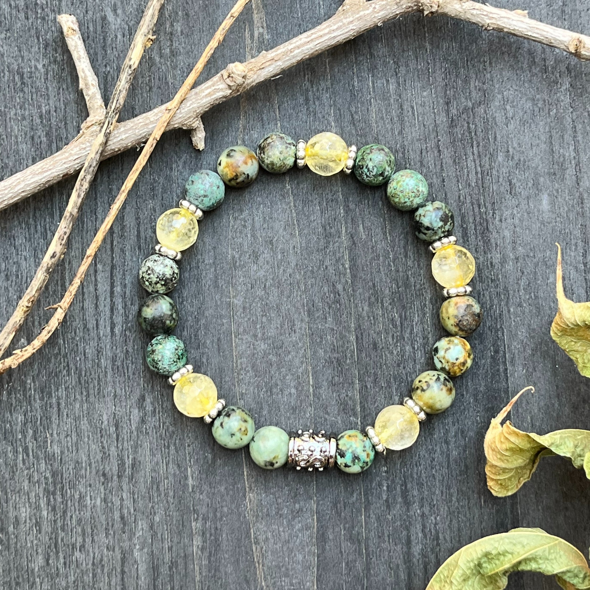 African Turquoise Bar bracelet – Cimber Designs