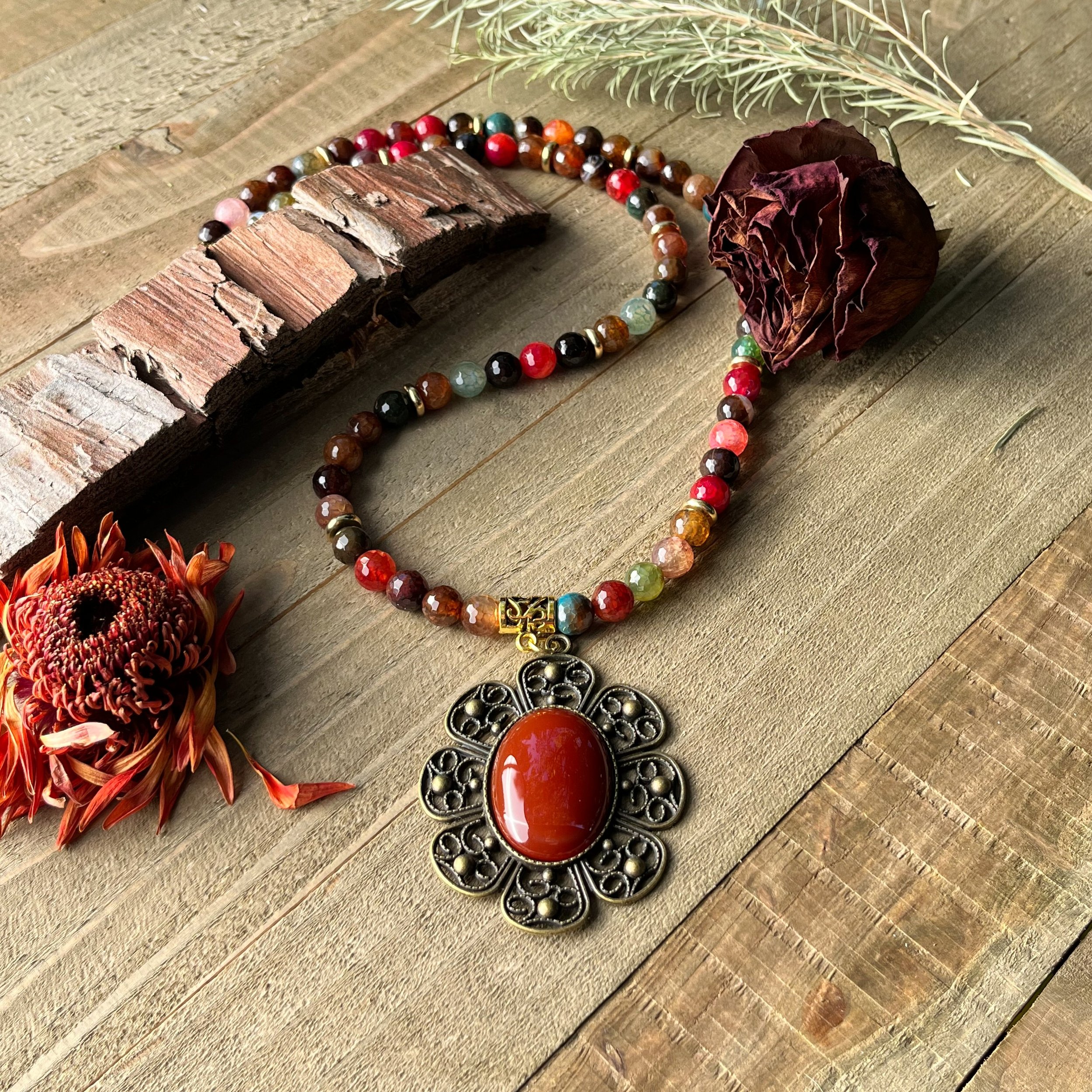 Carnelian Pendant, Red Agate Pendant, Natural Agate, Virgo Birthstone, –  Adina Stone Jewelry