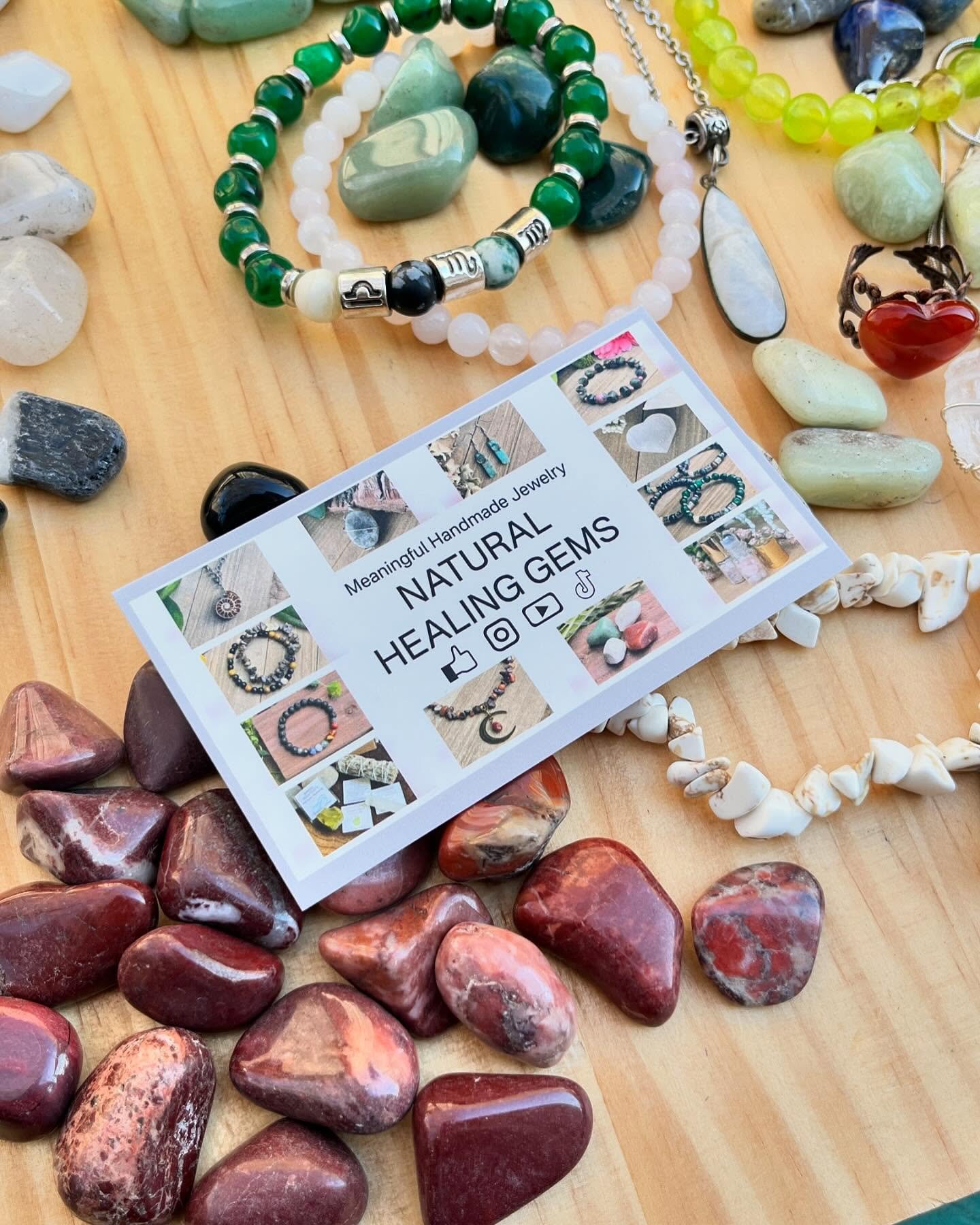 Meaningful, handmade jewelry 🫶🏼#naturalhealinggems