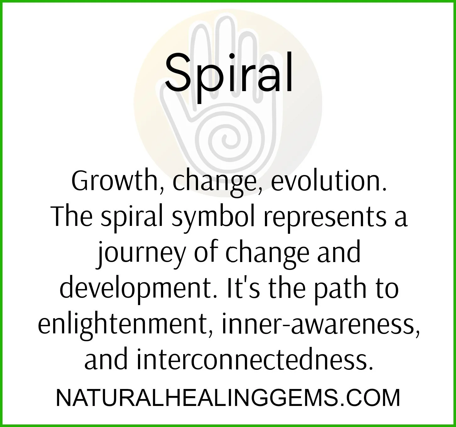 Spiral symbol meaning.