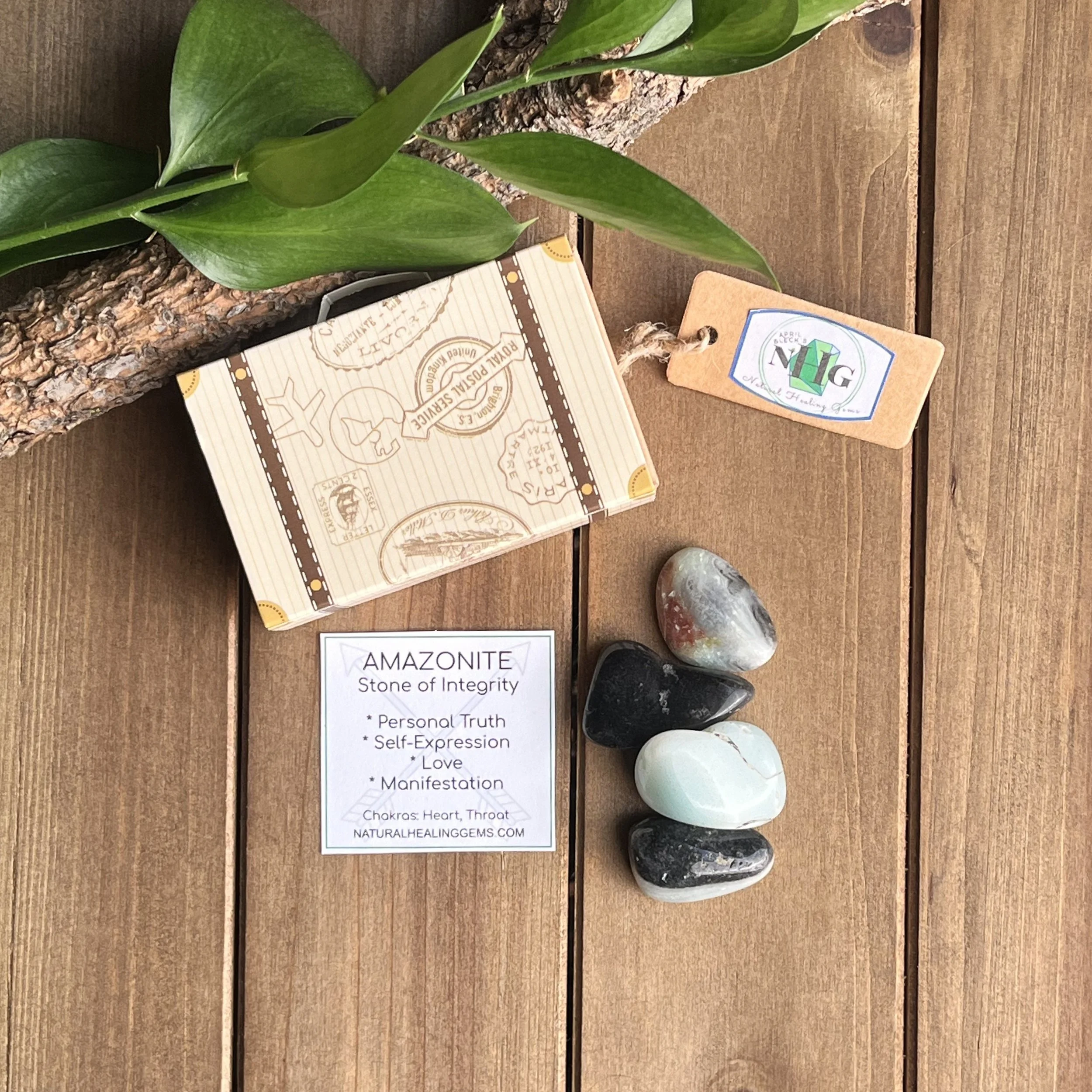 Amazonite on the Matrix 4 piece Collection