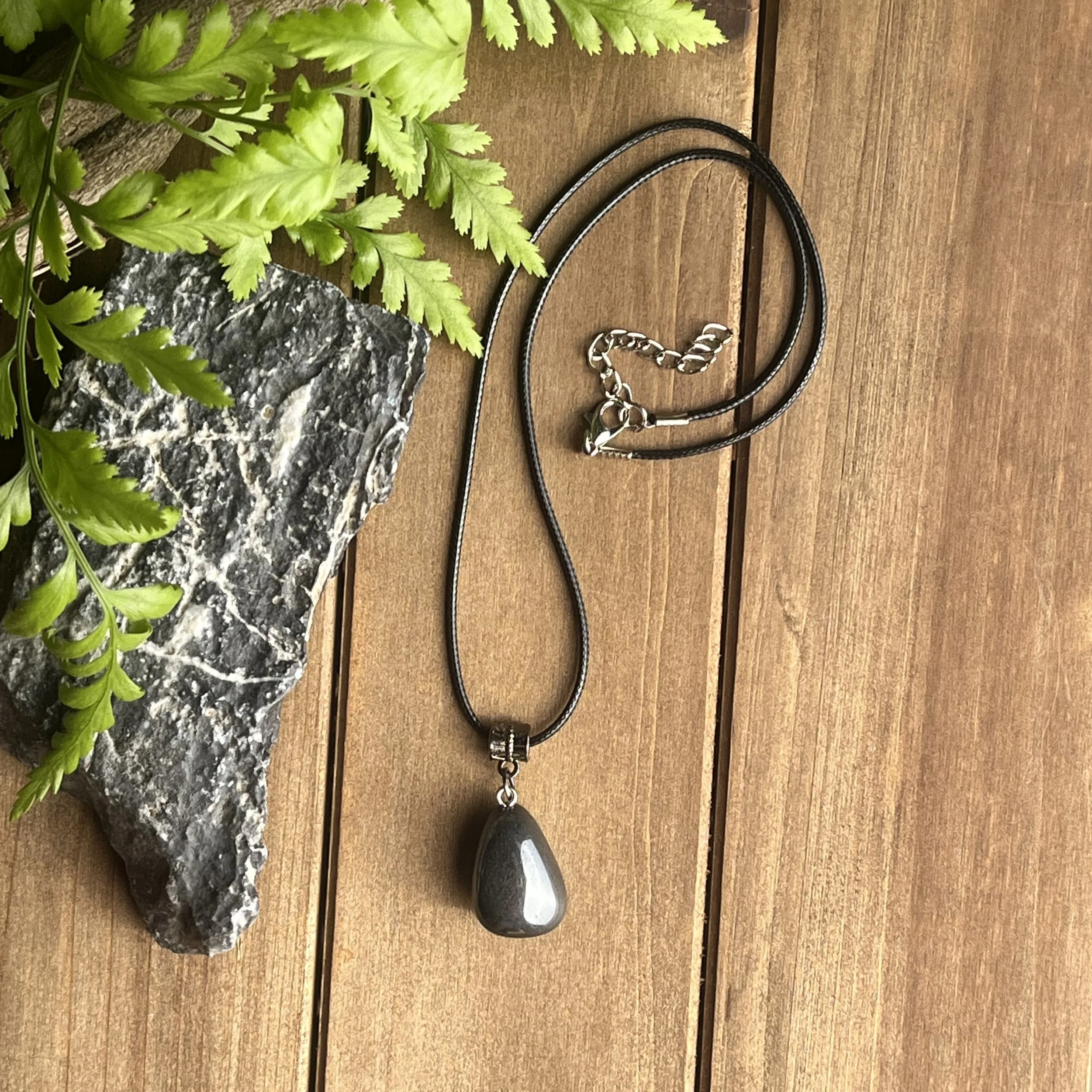 hematite natural necklace